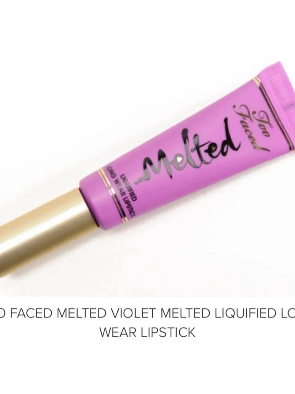 New Too Faced Melted Matte MELTED VIOLET Liquified Long Wear Liquid Lipstick FS